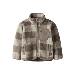 NAME IT Mini Monico Ternet Sherpa Jakka - Fossil