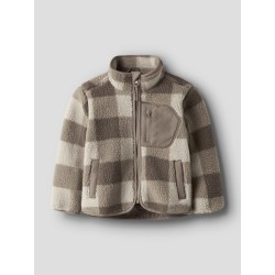 NAME IT Mini Monico Ternet Sherpa Jakka - Fossil