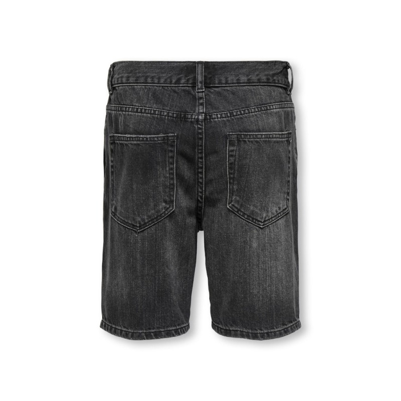 ONLY & SONS Junior Edge Denim Shorts - Washed Black