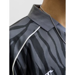 JACK & JONES Dust Piping Football T-shirt - Sort