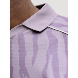 JACK & JONES Dust Piping Football T-shirt - Purple Ash