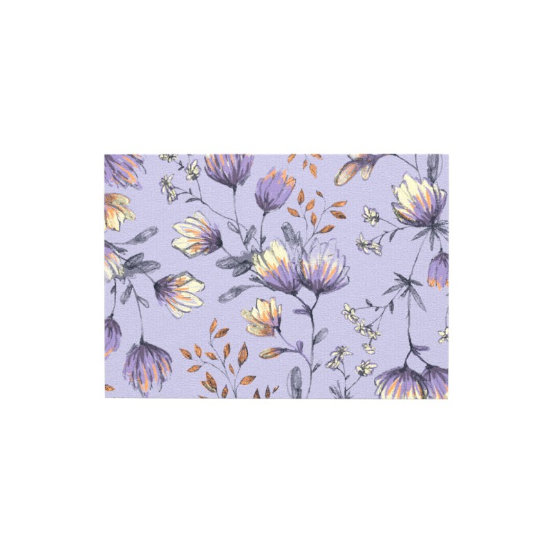 NAME IT Mini Lilla Blomster Nattøjssæt - Purple Heather