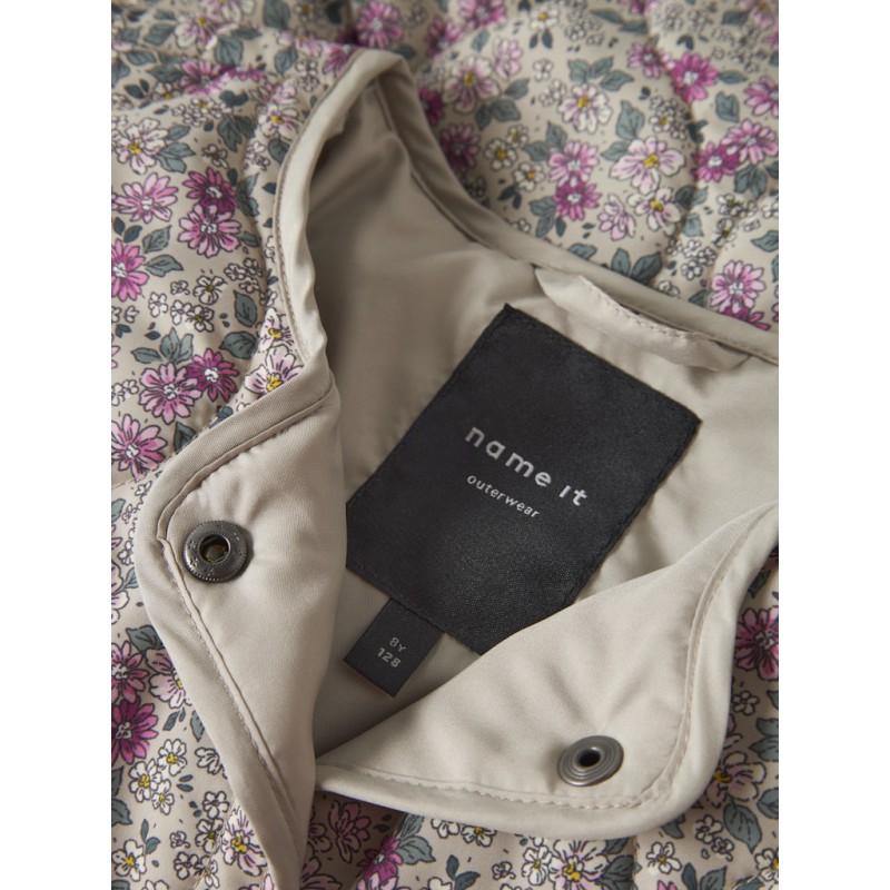 NAME IT Kids Marie Quiltet Jakke - Peyote