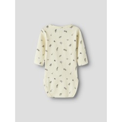NAME IT Baby Dortheas L/S Bodystocking - Pear Sorbet