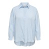 ONLY CARMAKOMA Zazima L/S Loose Fit Skjorte - Chambray Blue