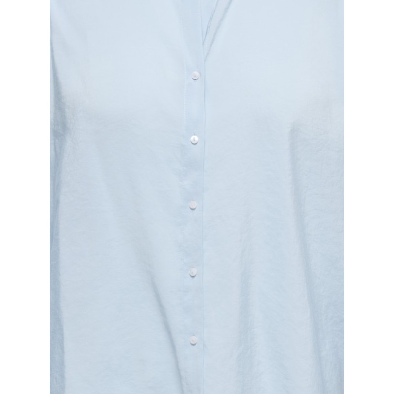 ONLY CARMAKOMA Zazima L/S Loose Fit Skjorte - Chambray Blue