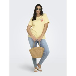 ONLY CARMAKOMA Bolette T-shirt - Sunlight