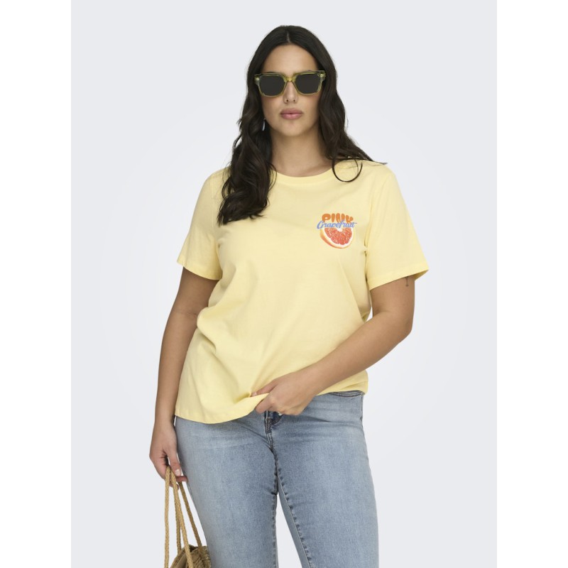 ONLY CARMAKOMA Bolette T-shirt - Sunlight