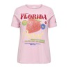 ONLY CARMAKOMA Bolette T-shirt - Romance Rose