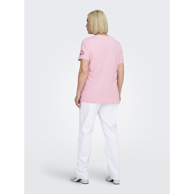 ONLY CARMAKOMA Bolette T-shirt - Romance Rose