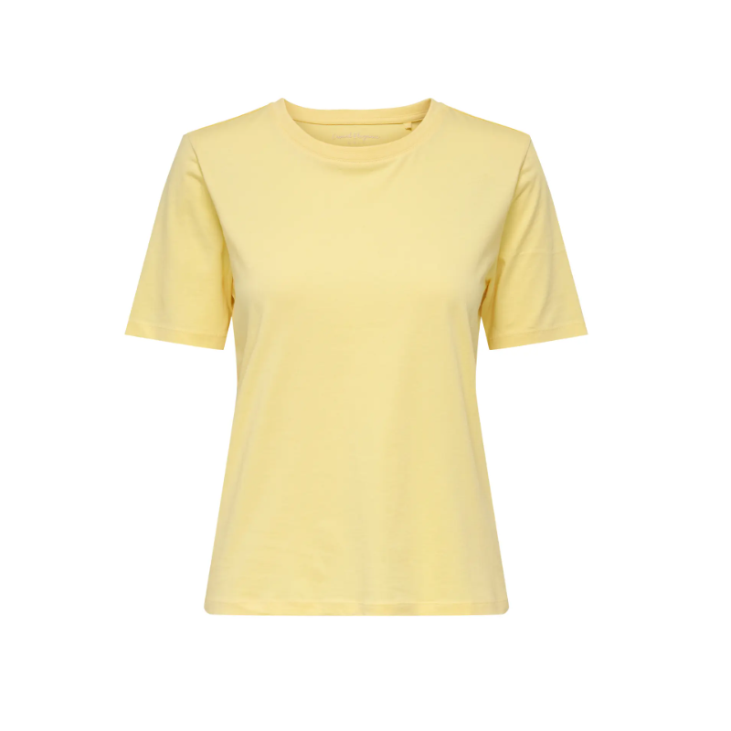 ONLY Happy S/S Rund Hals T-shirt - Sunlight