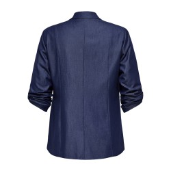 ONLY CARMAKOMA Kayle 3/4 Hør Blazer - Sky Captain