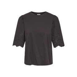 JDY Lair Blonde S/S Top - Chocolate Torte