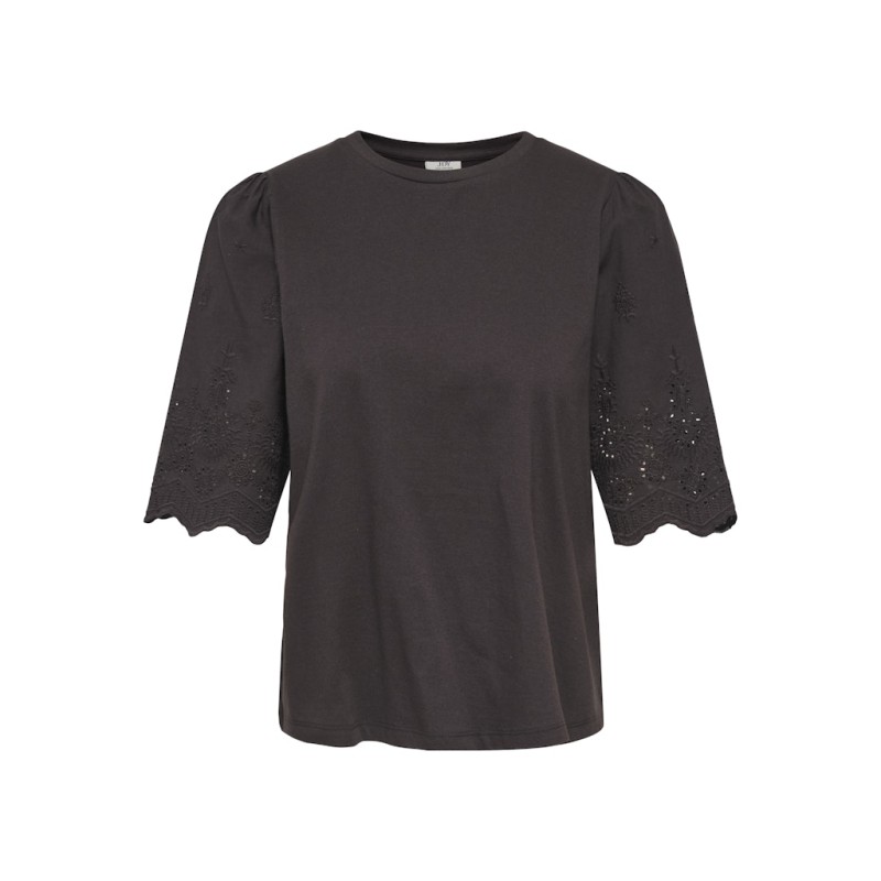 JDY Lair Blonde S/S Top - Chocolate Torte