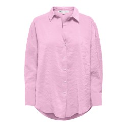 ONLY Zazima L/S Loose Fit Skjorte - Pink Lady