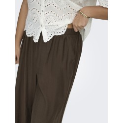 ONLY CARMAKOMA Camille Harem Ballon Fit Pants - Chocolate Martini
