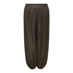 ONLY CARMAKOMA Camille Harem Ballon Fit Pants - Chocolate Martini