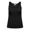ONLY CARMAKOMA Sara Sahrai Lace Tank Top - Sort