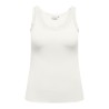 ONLY CARMAKOMA Sara Sahrai Lace Tank Top - Cloud Dancer