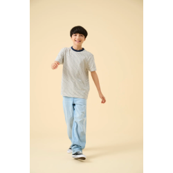 ONYL & SONS Junior Fred Stribet T-shirt - Gardenia