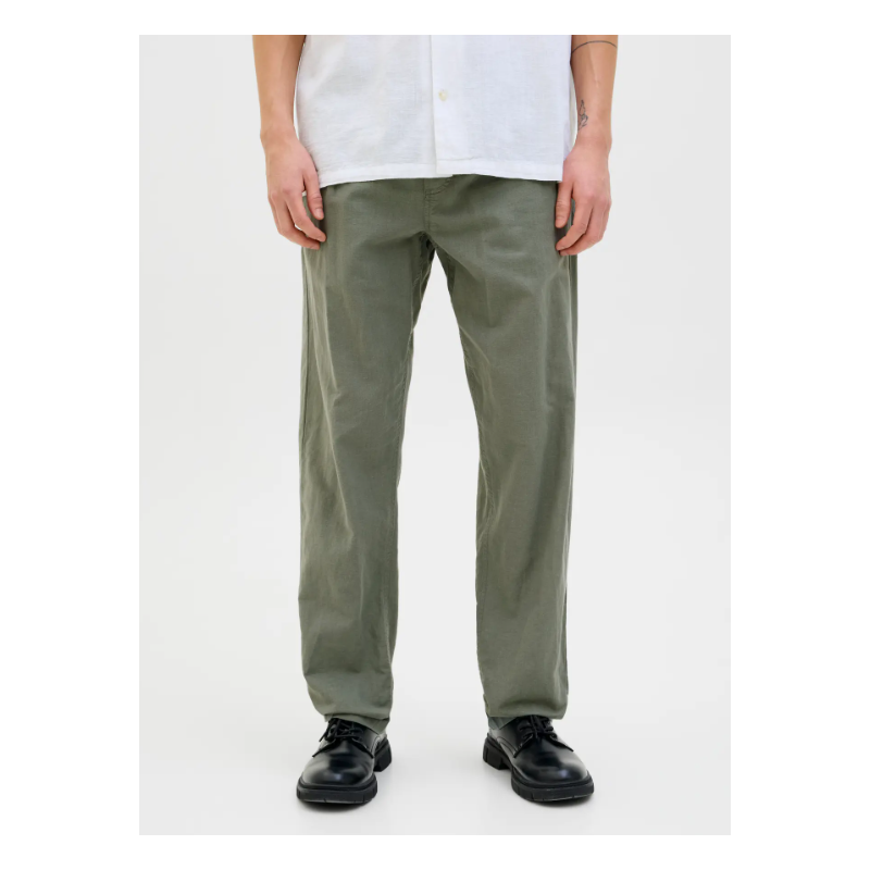 JACK & JONES Kane Summer Hør Jogging Bukser - Agave Green