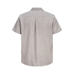 JACK & JONES Summer Hør S/S Skjorte - String
