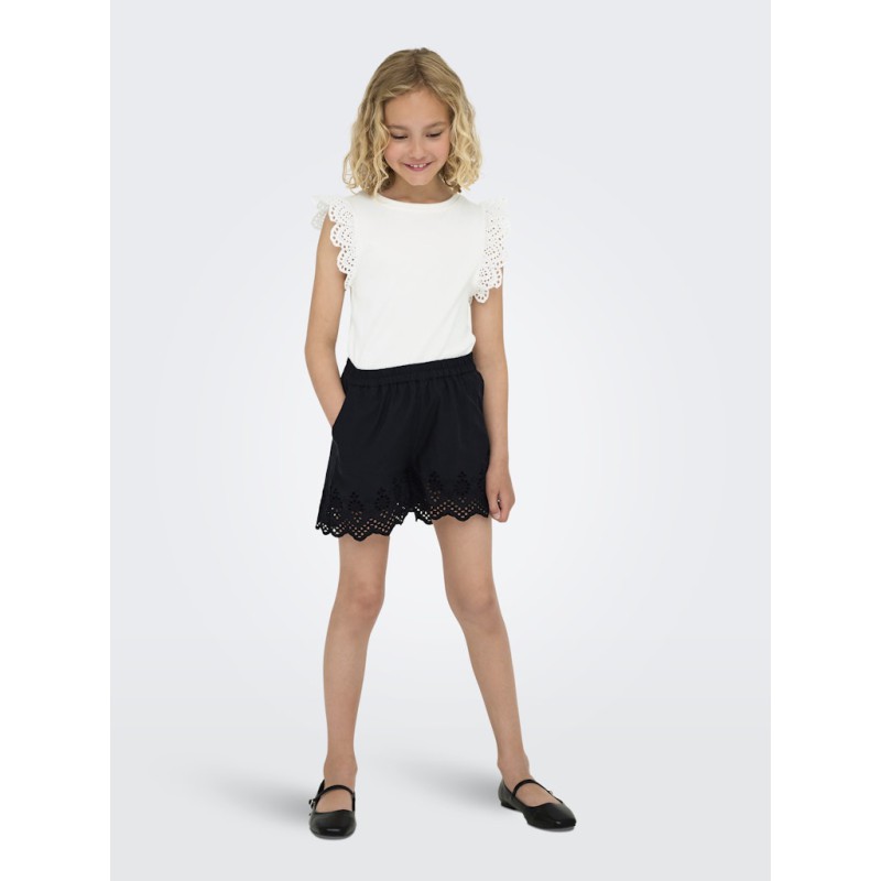 KIDS ONLY Drea S/S Top - Cloud Dancer