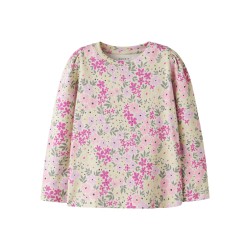 NAME IT Mini Dartias L/S Slim Top - Peyote Melange