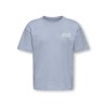 KIDS ONLY Helen S/S Loose T-shirt - Soft Chambray