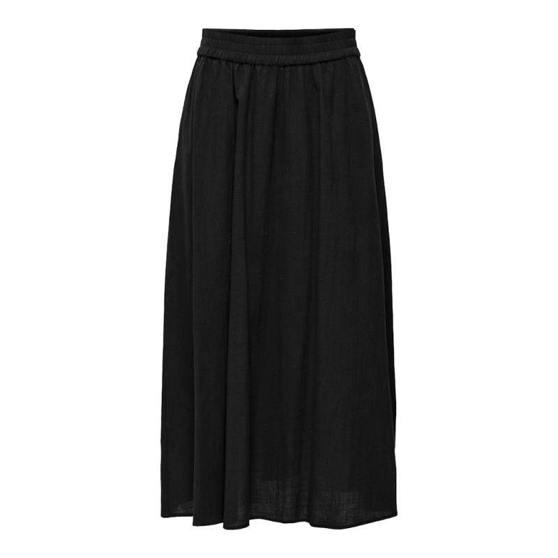 ONLY Tizana Lang Nederdel - Sort