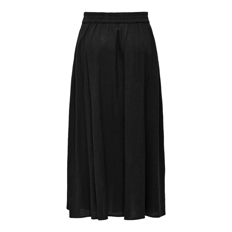 ONLY Tizana Lang Nederdel - Sort