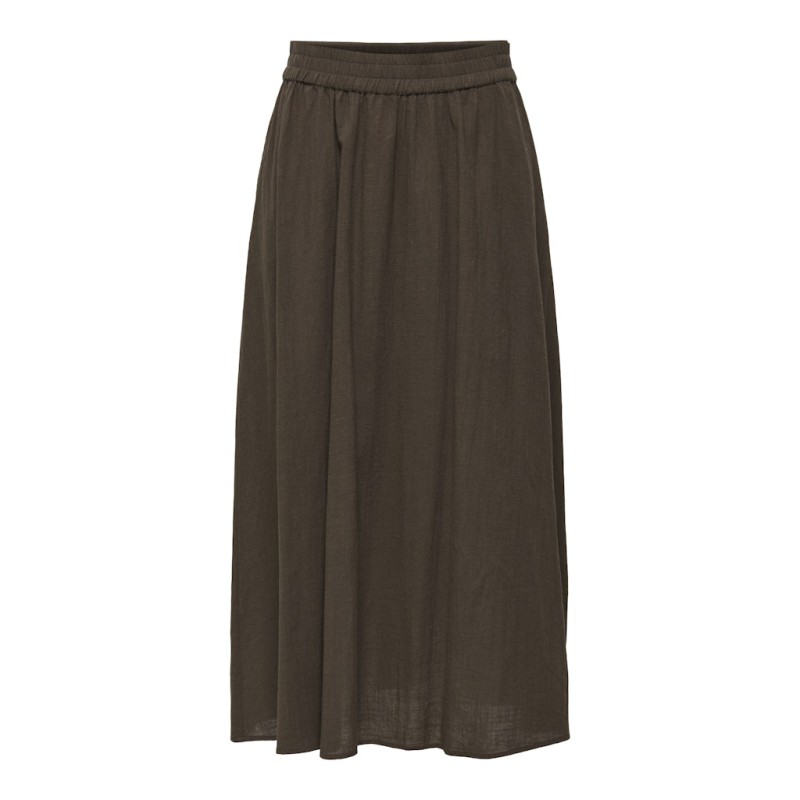 ONLY Tizana Lang Nederdel - Chocolate Martini