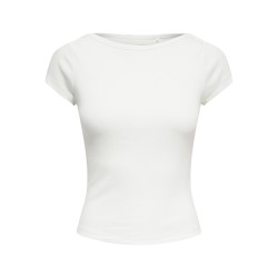 ONLY Fenja S/S Boatneck Top - Cloud Dancer