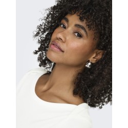 ONLY Fenja S/S Boatneck Top - Cloud Dancer