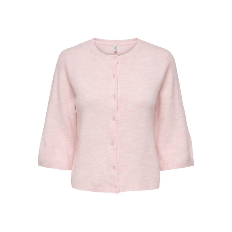 ONLY Viola S/S Rund Hals Strik Cardigan - Pale Lilac