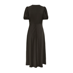 JDY Aya S/S Midi Kjole - Chocolate Torte