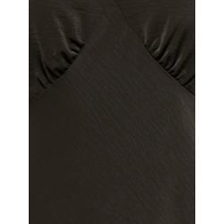 JDY Aya S/S Midi Kjole - Chocolate Torte