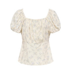 JDY Lydia S/S Top - Cloud Dancer