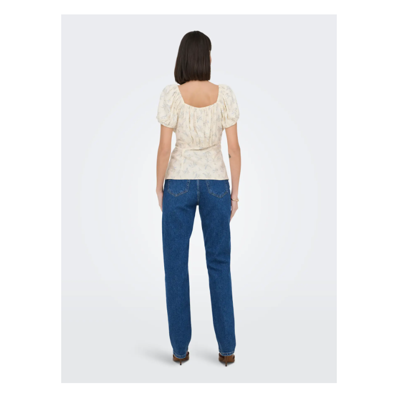 JDY Lydia S/S Top - Cloud Dancer