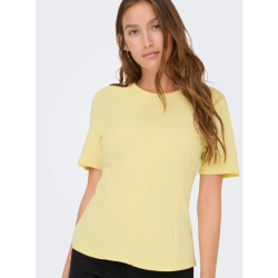 JDY Eva S/S Top - French Vanilla