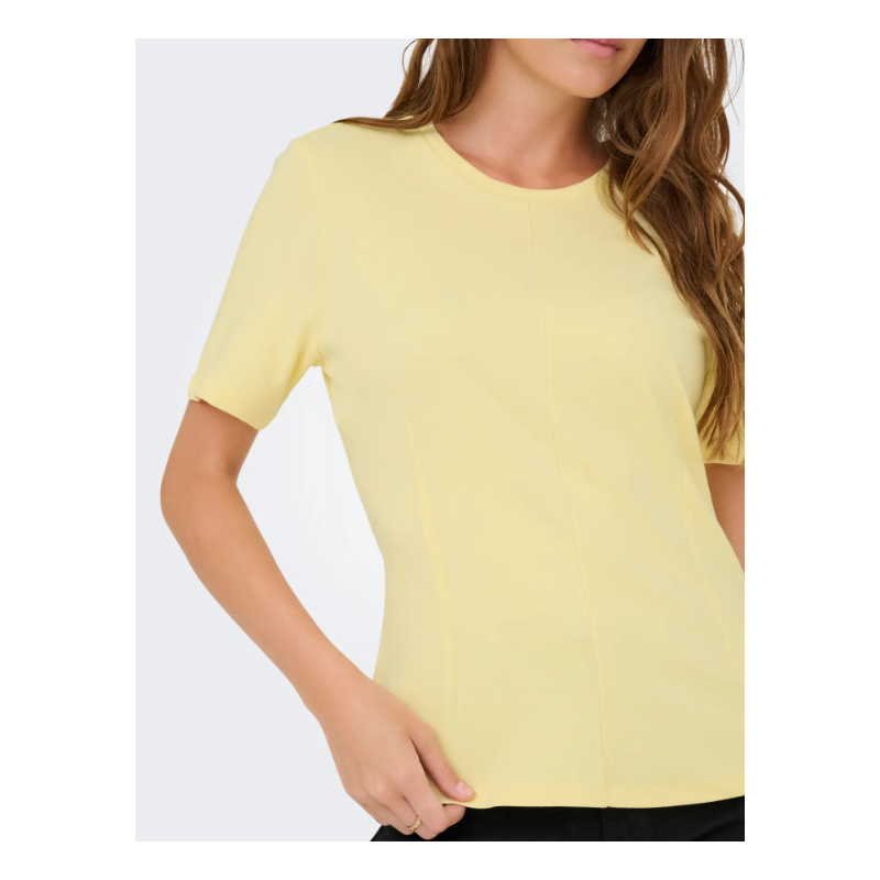 JDY Eva S/S Top - French Vanilla