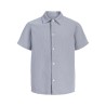 JACK & JONES Junior Nantucket Double Cloth S/S Skjorte - Tradewinds