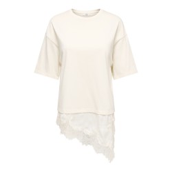 JDY Alma 2/4 Blonde T-shirt - Egret