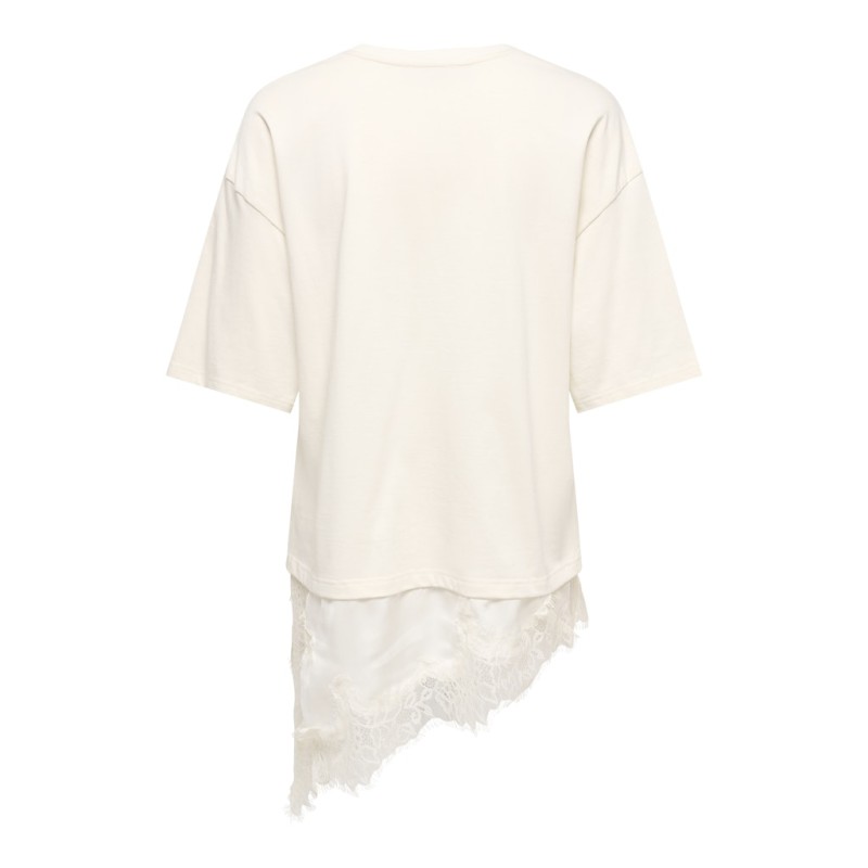 JDY Alma 2/4 Blonde T-shirt - Egret