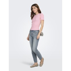 ONLY Tenna Rund Hals T-shirt - Romance Rose
