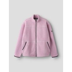 NAME IT Kids Bulina Teddy Cardigan - Mauve Mist
