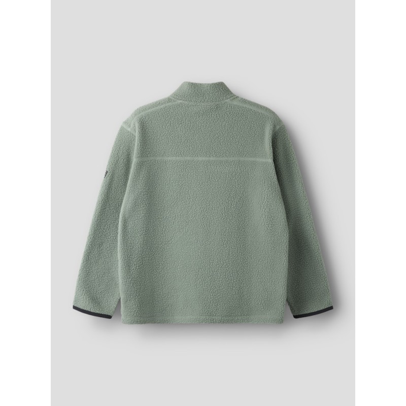 NAME IT Kids Bulin Teddy Cardigan - Chinois Green