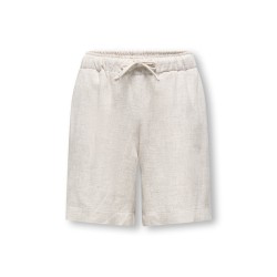KIDS ONLY Siesta Loose Hør Shorts - Moonbeam