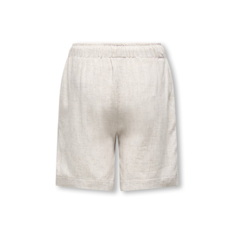 KIDS ONLY Siesta Loose Hør Shorts - Moonbeam
