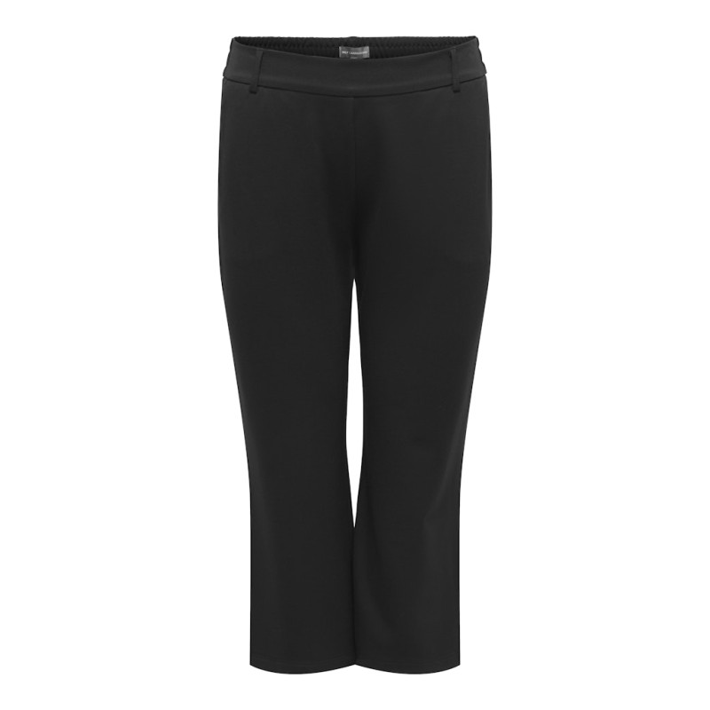 ONLY CARMAKOMA Goldtrash HW Straight Culotte Bukser - Sort